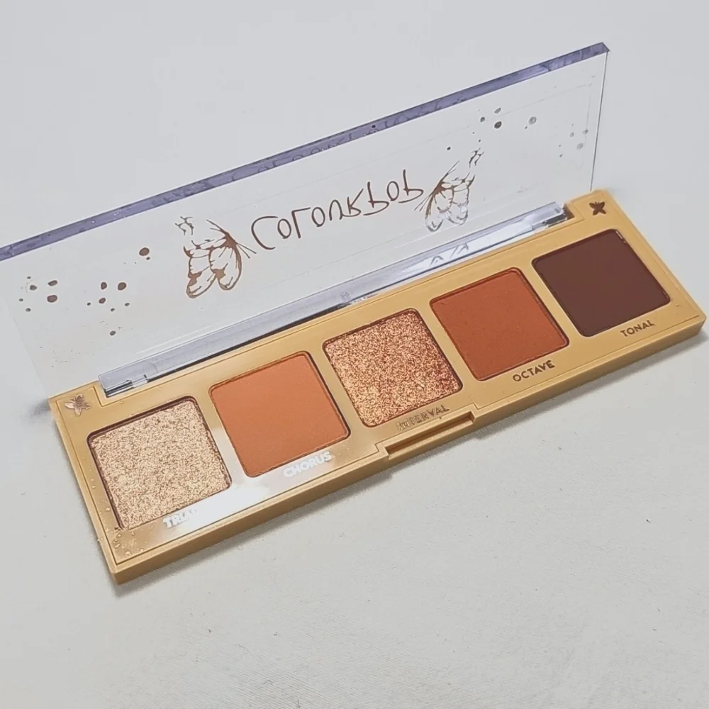 ColourPop Harmony Eyeshadow Or Pressed Powder Palette Copper Creme Shimmer Matte